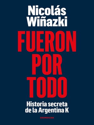 cover image of Fueron por todo
